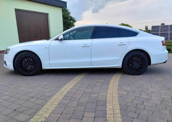 Audi A5 cena 37900 przebieg: 210756, rok produkcji 2011 z Kamieńsk małe 172